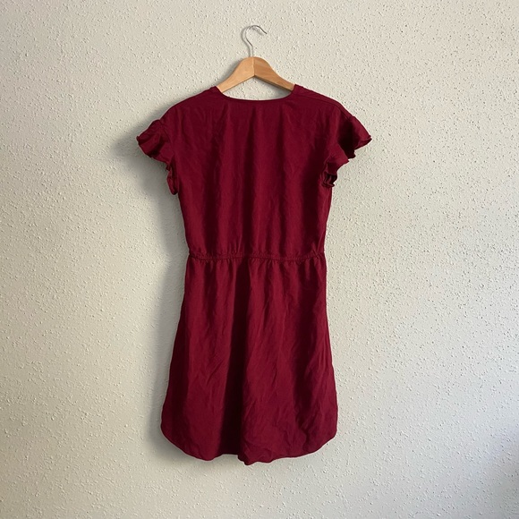 Anthropology Wine Red Dress - Picture 2 of 3